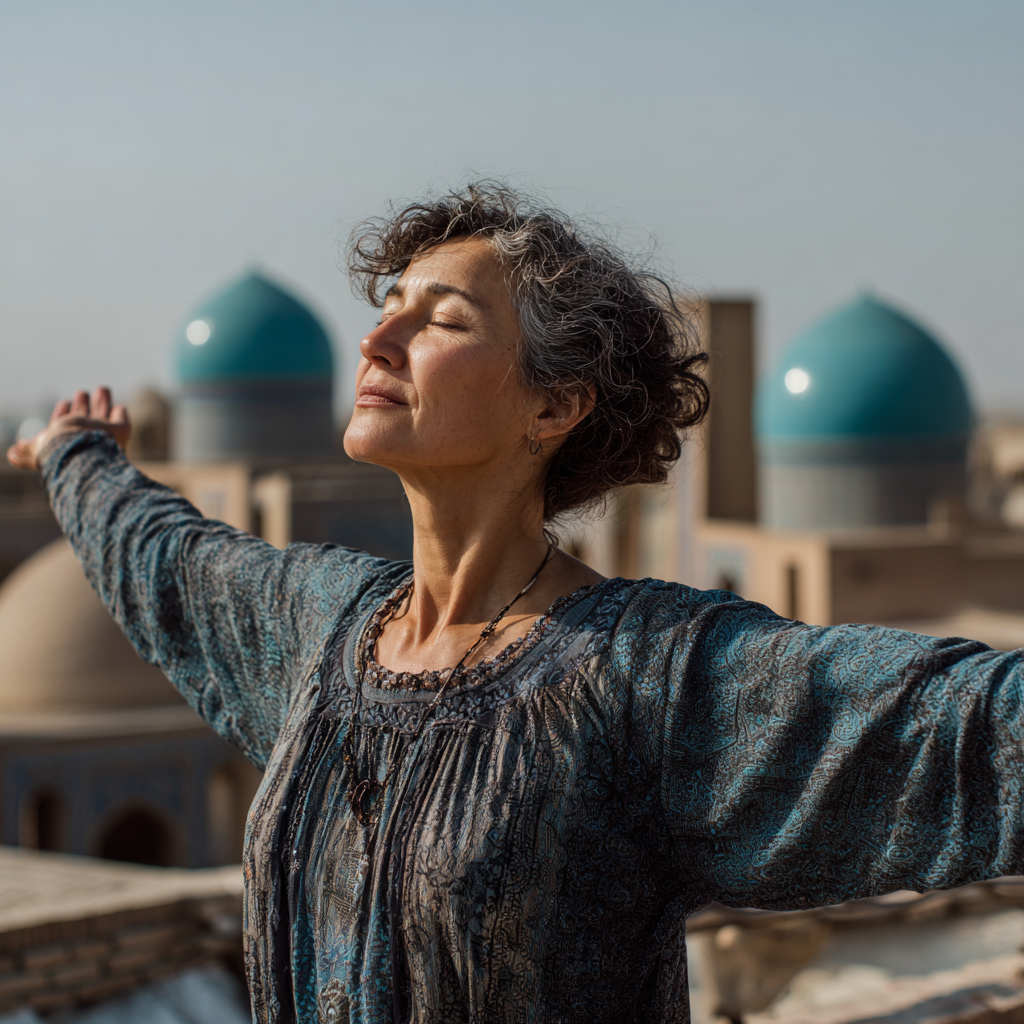 Voyaga etgan ayol yoga mashqi qilayotgan